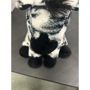 Vintage Dan Dee Zebra Collectors Choice Plush Sitting Zoo Stuffed Animal 9"